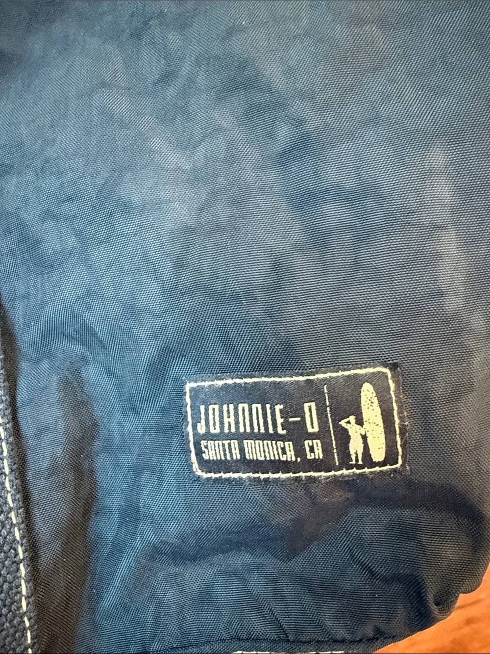 Johnnie-O Navy Canvas Travel/ Tote Bag with Double Handles